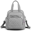 Women Lady Large Capacity Shoulder Bag Backpack USB Charging Port Multi-Pockets