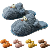 Ladies Womens Warm Lining Flat Slip On Bedroom Indoor Slippers Anti Slip Shoes