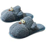 Ladies Womens Warm Lining Flat Slip On Bedroom Indoor Slippers Anti Slip Shoes