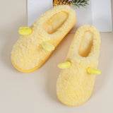 Womens Flat Heels Cosy Plush Slippers Winter Warm Comfort Floor Shoes Bedroom