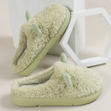 Womens Flat Heels Cosy Plush Slippers Winter Warm Comfort Floor Shoes Bedroom