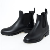 Women's Ankle Rain Boots Waterproof Non-Slip Short Rain Booties Chelsea Boots US