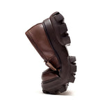 Women Fashion Platforms Goth Mary Jane Shoes Buckle Strap Round Toe Chunky Pumps