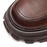 Women Fashion Platforms Goth Mary Jane Shoes Buckle Strap Round Toe Chunky Pumps