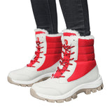 Women's Snow Boots Winter Waterproof Ankle Boots Warm Outdoor Fashion Lace-Up US