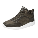 Mens Sneakers Trainers Flat Shoes Winter Warm Ankle Boot Lace Up Round Toe Shoes