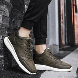 Mens Sneakers Trainers Flat Shoes Winter Warm Ankle Boot Lace Up Round Toe Shoes