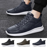 Mens Sneakers Trainers Flat Shoes Winter Warm Ankle Boot Lace Up Round Toe Shoes