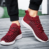 Men's Hiking Trekking Shoes Casual Running Athletic Lace Up Sneakers Trainers