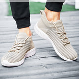 Men's Hiking Trekking Shoes Casual Running Athletic Lace Up Sneakers Trainers