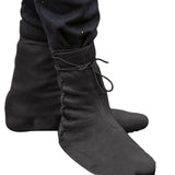 Women's Mid Calf Boots Flat Shoes Winter Warm Boot Lace Up Round Toe Retro Shoes