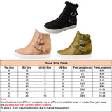 Womens Snow Ankle Boots Faux Fur Lined Flat Winter Boots High Top Wedge Sneakers