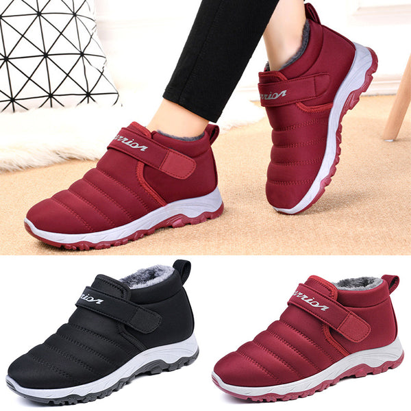 Women's Snow Boots Wintershoes Warm Fashion Sneakers Faux Fur Lined Ankle Bootie