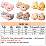 Womens Funny Warm Animal Slippers Furry Pink Pig Cute Cartoon Slippers House US