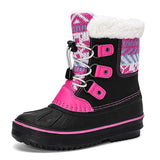 Kids Girls Boys Winter Thermal Warm Winter Faux Fur Durable Rubber Sole Boots US