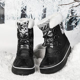 Kids Girls Boys Winter Thermal Warm Winter Faux Fur Durable Rubber Sole Boots US