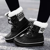 Kids Girls Boys Winter Thermal Warm Winter Faux Fur Durable Rubber Sole Boots US
