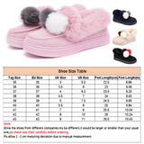 Womens Furry Lined Moccasin Ladies Winter Warm Flat Shoe Ankle Bootie Loafers