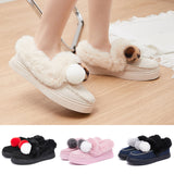 Womens Furry Lined Moccasin Ladies Winter Warm Flat Shoe Ankle Bootie Loafers