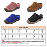 Unisex Kids Slip On Slippers Round Toe Platform Flat Slippers Winter Warm Shoe