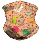 Ice Silk Kids Child Balaclava Tube Scarf Headband Face Mask Neck Gaiter Bandana