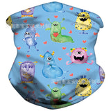 Ice Silk Kids Child Balaclava Tube Scarf Headband Face Mask Neck Gaiter Bandana