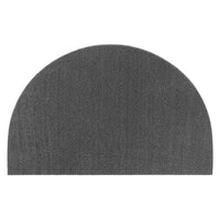CUH Half Round Door Mat, Non-Slip Welcome Entrance Way Rug, Durable Rubber Door Mats, Low-Profile Heavy Duty Doormat, Half Circle Rugs for Garage, Patio, High Traffic Areas, 18" x 30"