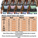 Frontwalk Summer Casual Button Down Lapel Collar Blouse for Women Vintage Loose T-shirt 3/4 Sleeve Beach Shirts