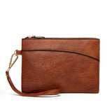 3 Pcs Retro Leather Tote Shoulder Handbags Set, Fashion Top Handle Satchel Purse Crossbody Bag with Matching Wristlet Wallet for Women