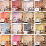 39" Width 78" Height String Door Curtain Beads Room Divider Crystal Tassel Fringe Beaded Window Panel