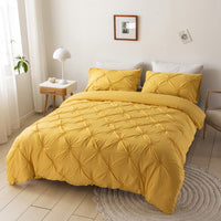 2/3Pcs Twist Flower Duvet Quilt Cover Set Queen King Size Bedding Set+Pillowcase