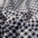 Kid Cartoon Bedding Set Cow Print Duvet Cover Black White Comforter Cover Milk Cow Animal Bedspreads Cover 3 Pcs Queen Size, Reversible Plaid Grid Toddler Teen Boys Girls Room Decor