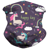 Ice Silk Kids Balaclava Tube Scarf Headband Face Mask Neck Gaiter Wrap Bandana