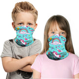 Ice Silk Kids Balaclava Tube Scarf Headband Face Mask Neck Gaiter Wrap Bandana