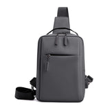 USB Charging Port Waterproof Chest Pack Backpack Men Fashion Shoulder Sling Bag Large Capacity Travel Outdoor Crossbody Daypack
