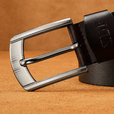 Unisex Belt Classic Stitched Microfiber Leather Dress Belts Adjustable Wristband