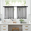 1PC Modern Solid Color Window Curtain Roman Blinds Rod Pocket Valance for Bedroom