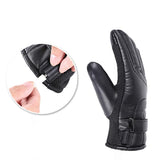 Motorcycle USB Electric Heated Gloves Windproof Cycling Skiing Winter Waterproof