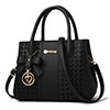 Women Braided PU Leather Shoulder Bag Crossbody Bag Handbag Tote Purse + Pendant
