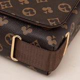 Men's Large Capacity Adjustable Shoulder Straps Briefcase Men Pvc Leather Zipper Bag Waterproof Business Travel Printed Messenger