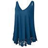 Women's Lace Splicing Tank Tops Sleeveless Casual Loose T-shirt Vest Tops Blouse
