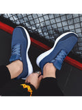 Men's Mesh Sneakers Breathable Lace up Running Athletic Walking Sport Shoes Lightweight