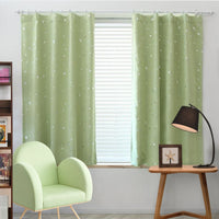 Star Blackout Window Curtains Room Thermal Insulated for Kids Boy Girls Bedroom