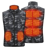 Electric USB Heated Vest Warm Body Heating Coat Jacket Men Women Winter Outwear