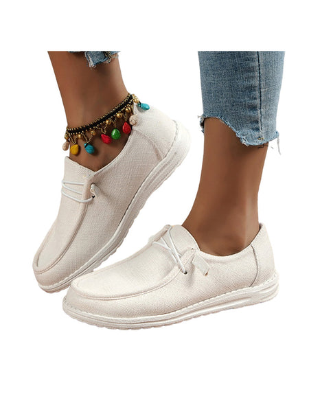 Ferndule Womens Soft Slip On Casual Shoes Walking Lightweight Round Toe Loafers Work Comfort Shoe