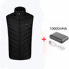 Unisex Electric Heated Vest Heating Coat Jacket USB Body Winter Warmer Windproof