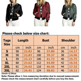 Women Solid Color Long Sleeve Zipper Stand Up Neck Short Jacket Casual Outwear