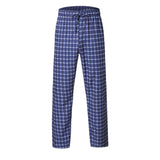 Mens Plaid Pants with Pockets Men Pajama Pants Drawstring Straight Leg Casual Pants