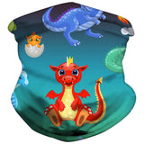 Ice Silk Kids Balaclava Tube Scarf Headband Face Mask Neck Gaiter Wrap Bandana