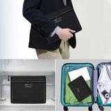 Waterproof Money Bag Fireproof Document Bag Cash Pouch Envelope Holder With Lock